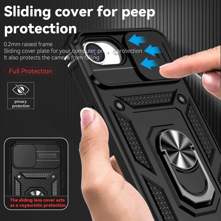 For iPhone 17e / 16e Sliding Camshield Holder Phone Case