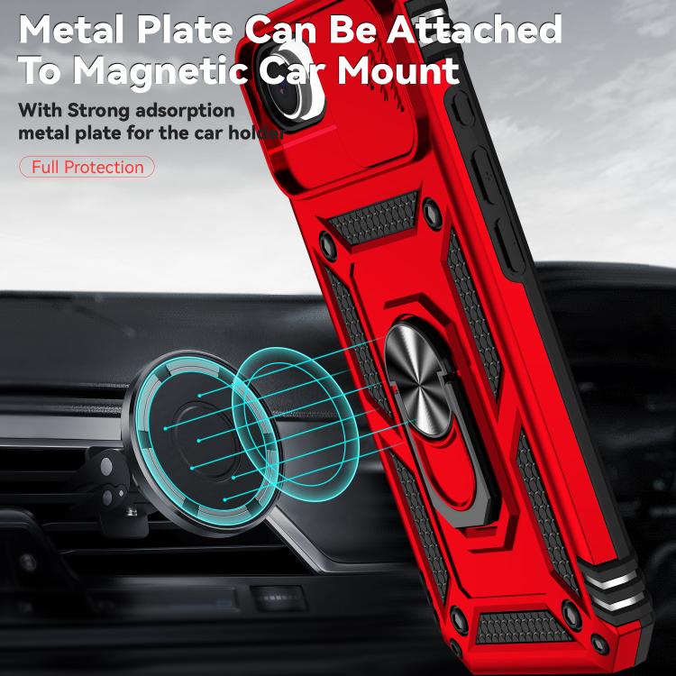 For iPhone 17e / 16e Sliding Camshield Holder Phone Case