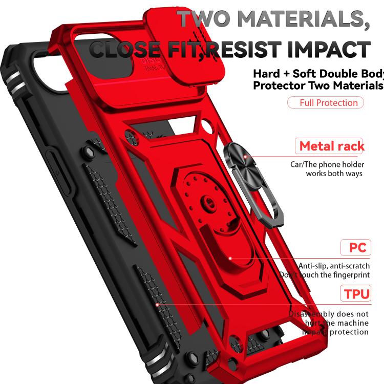 For iPhone 17e / 16e Sliding Camshield Holder Phone Case