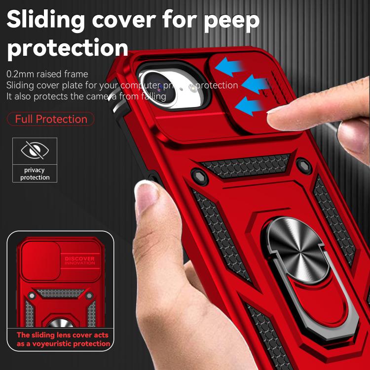 For iPhone 17e / 16e Sliding Camshield Holder Phone Case