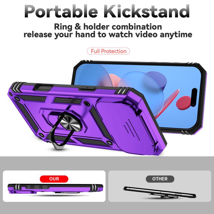 For iPhone 17 Pro Max Sliding Camshield Holder Phone Case