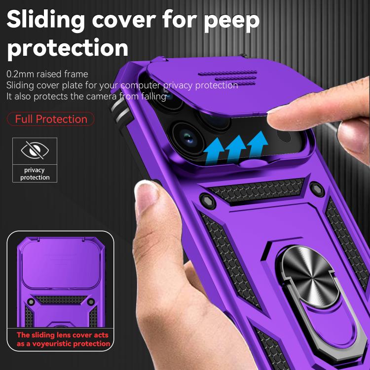 For iPhone 17 Pro Max Sliding Camshield Holder Phone Case