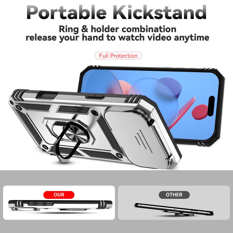 For iPhone 17 Pro Max Sliding Camshield Holder Phone Case