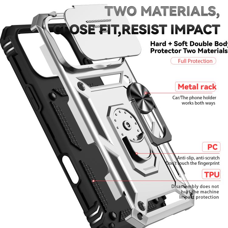 For iPhone 17 Pro Max Sliding Camshield Holder Phone Case