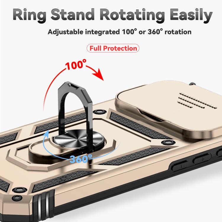 For iPhone 17 Pro Max Sliding Camshield Holder Phone Case
