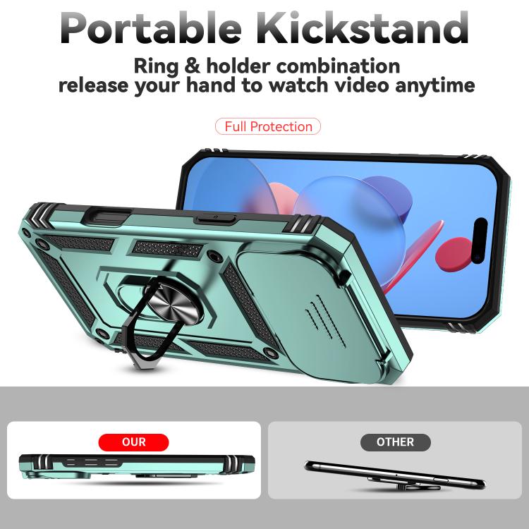 For iPhone 17 Pro Max Sliding Camshield Holder Phone Case