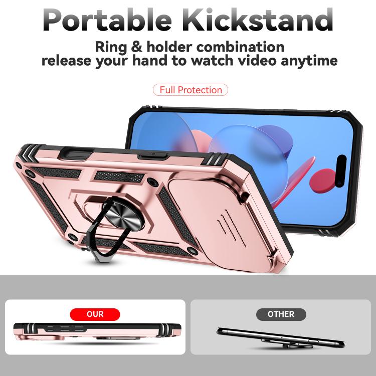 For iPhone 17 Pro Max Sliding Camshield Holder Phone Case