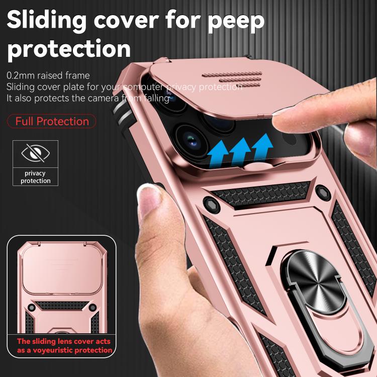 For iPhone 17 Pro Max Sliding Camshield Holder Phone Case