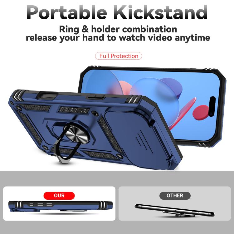 For iPhone 17 Pro Max Sliding Camshield Holder Phone Case