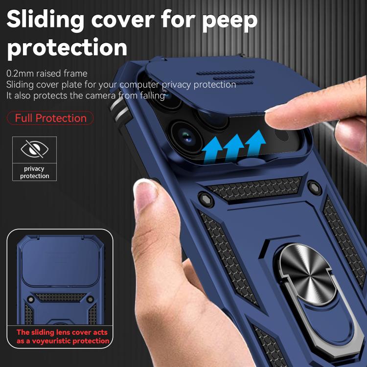 For iPhone 17 Pro Max Sliding Camshield Holder Phone Case