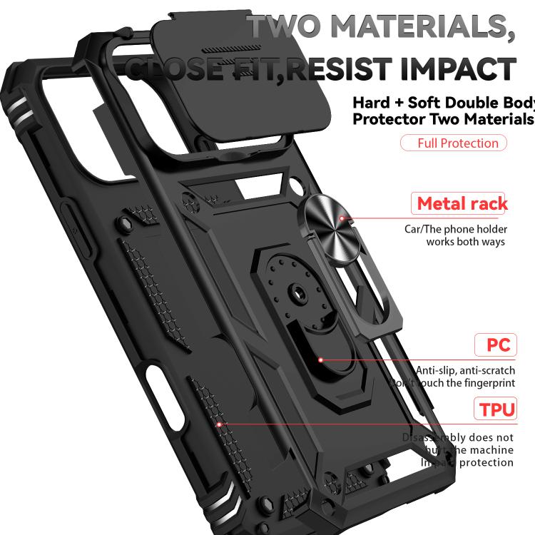 For iPhone 17 Pro Max Sliding Camshield Holder Phone Case
