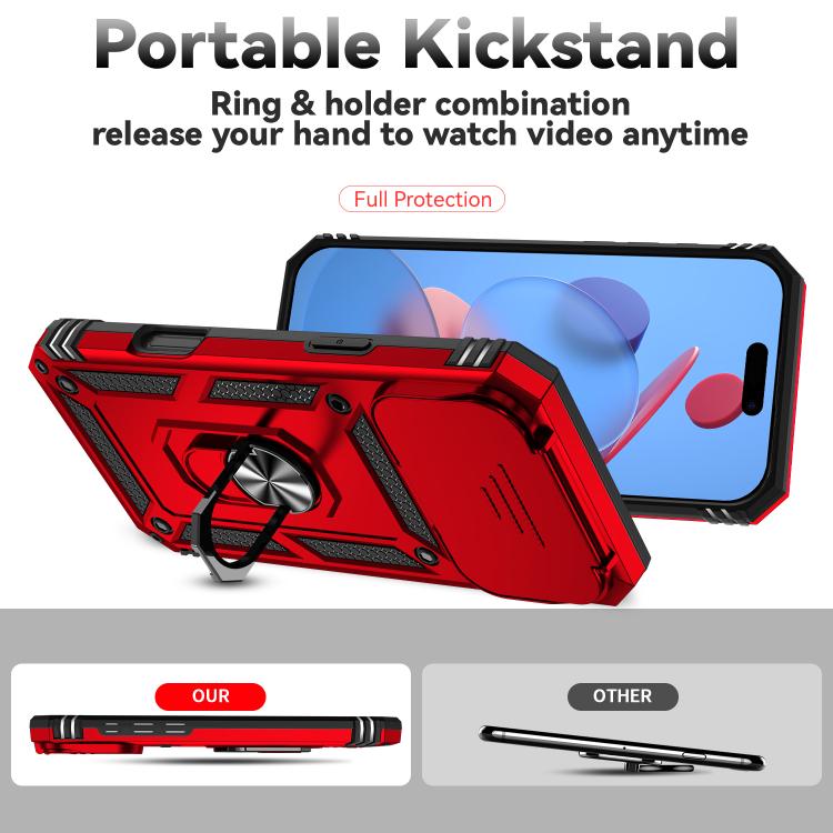 For iPhone 17 Pro Max Sliding Camshield Holder Phone Case