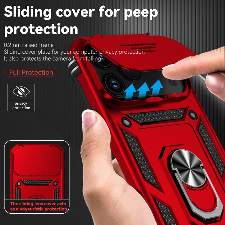 For iPhone 17 Pro Max Sliding Camshield Holder Phone Case