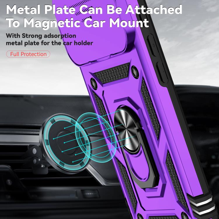For iPhone 17 Pro Sliding Camshield Holder Phone Case