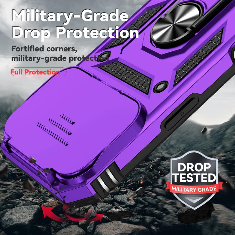 For iPhone 17 Pro Sliding Camshield Holder Phone Case