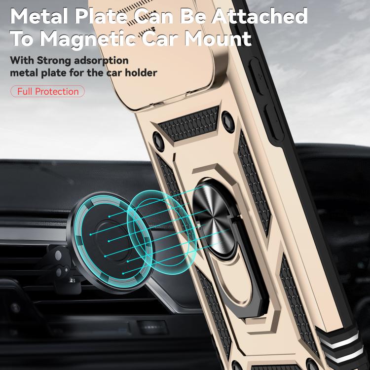 For iPhone 17 Pro Sliding Camshield Holder Phone Case