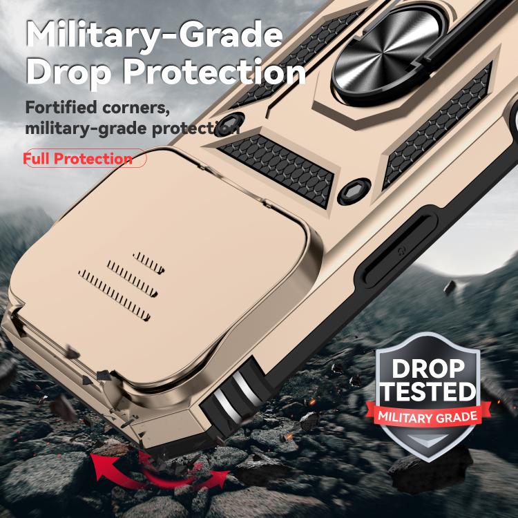 For iPhone 17 Pro Sliding Camshield Holder Phone Case