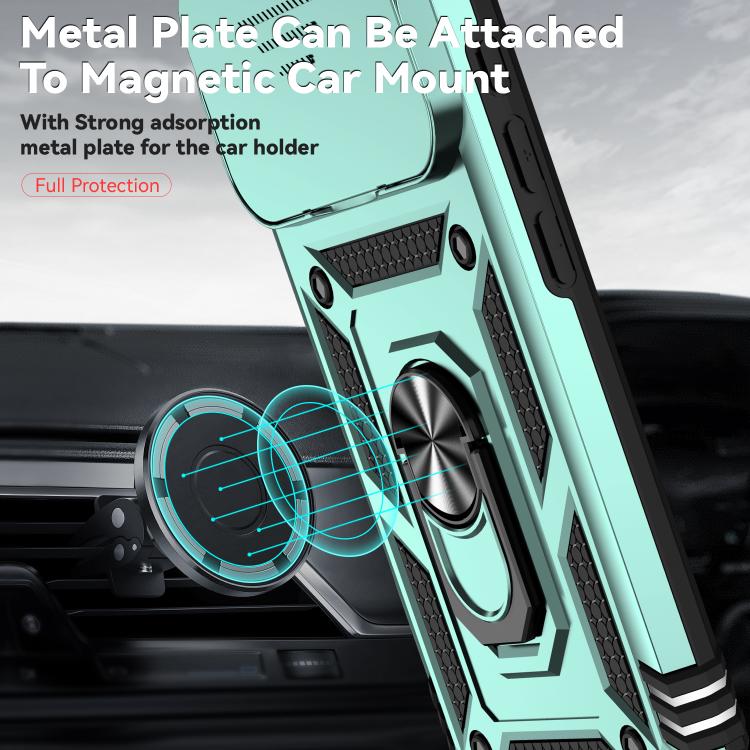For iPhone 17 Pro Sliding Camshield Holder Phone Case