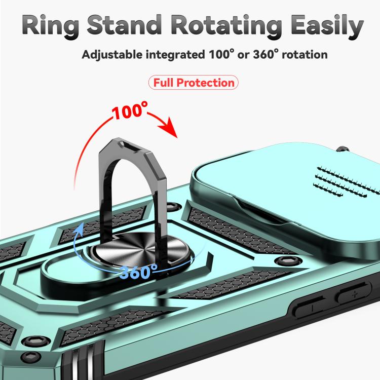 For iPhone 17 Pro Sliding Camshield Holder Phone Case
