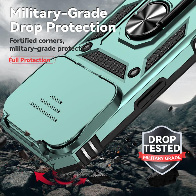 For iPhone 17 Pro Sliding Camshield Holder Phone Case