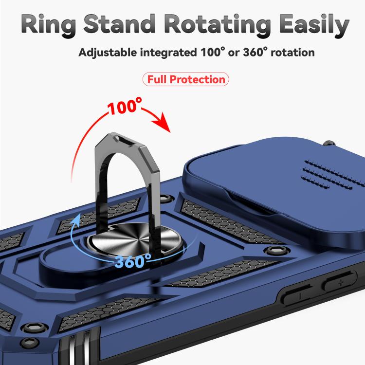 For iPhone 17 Pro Sliding Camshield Holder Phone Case