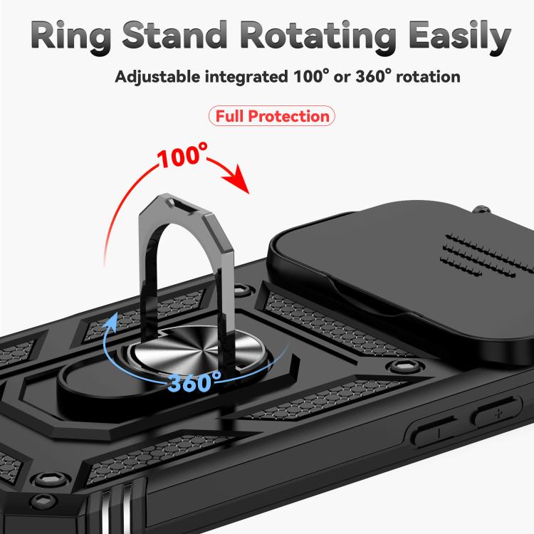 For iPhone 17 Pro Sliding Camshield Holder Phone Case