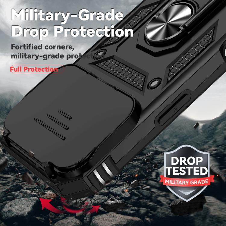 For iPhone 17 Pro Sliding Camshield Holder Phone Case