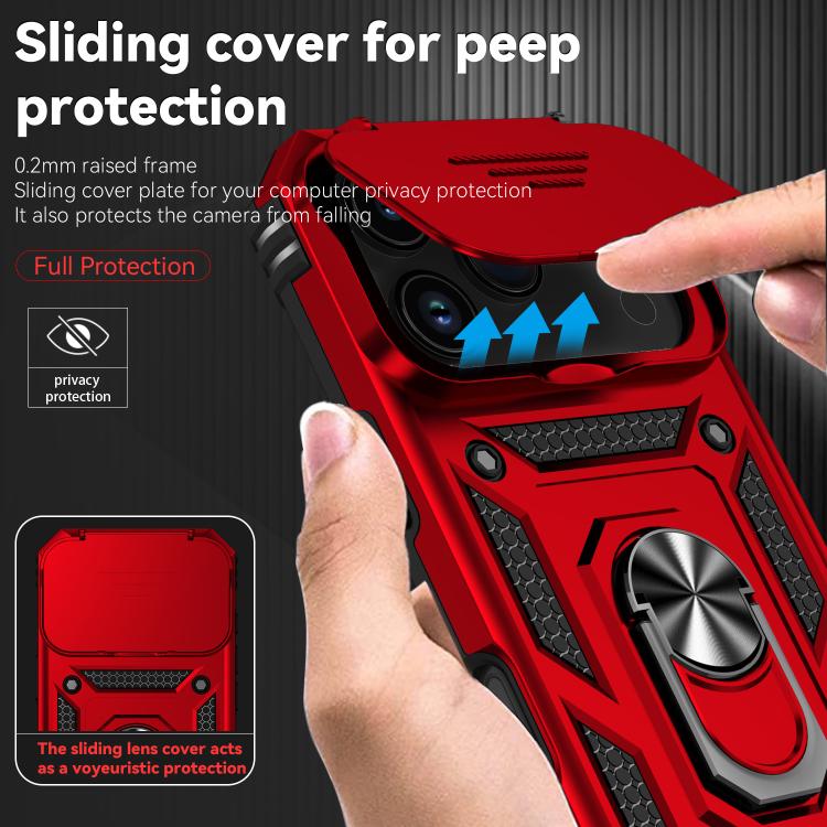 For iPhone 17 Pro Sliding Camshield Holder Phone Case