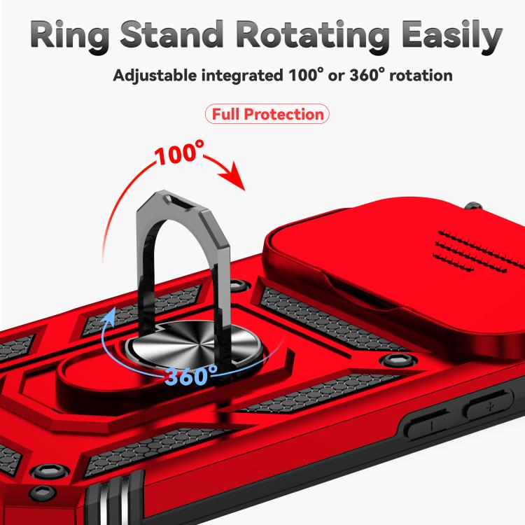 For iPhone 17 Pro Sliding Camshield Holder Phone Case