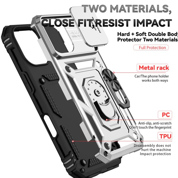 For iPhone 17 Sliding Camshield Holder Phone Case