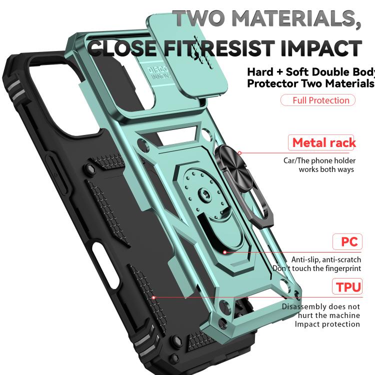 For iPhone 17 Sliding Camshield Holder Phone Case