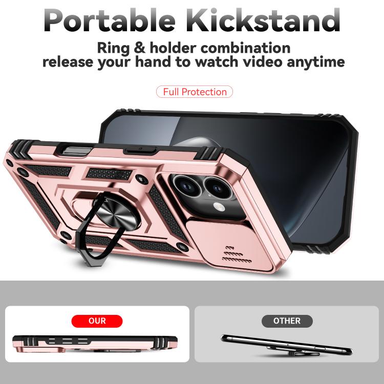 For iPhone 17 Sliding Camshield Holder Phone Case