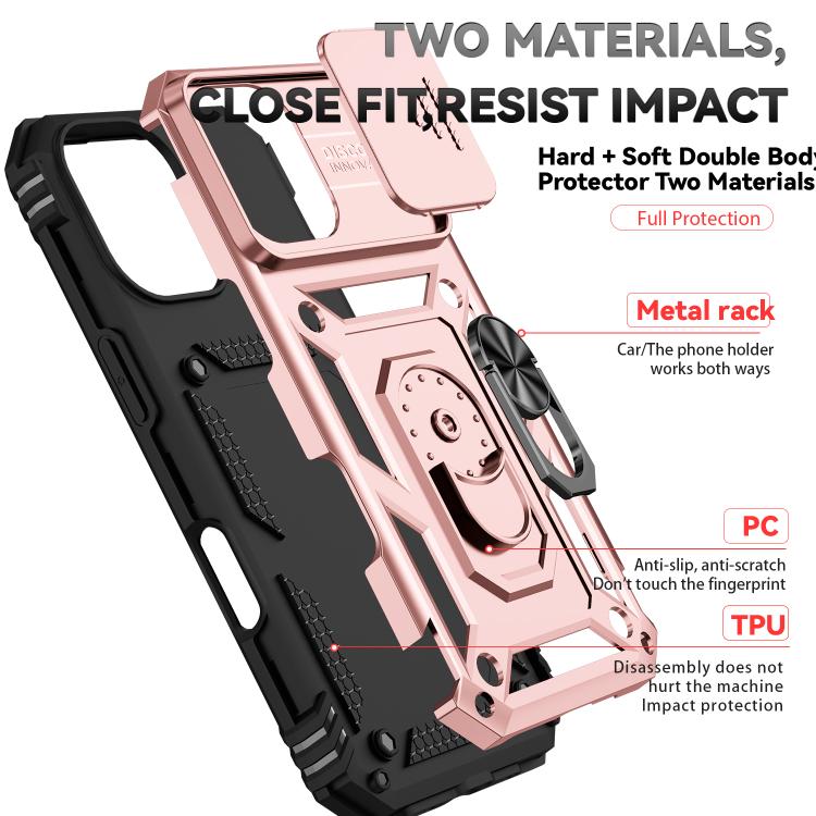 For iPhone 17 Sliding Camshield Holder Phone Case