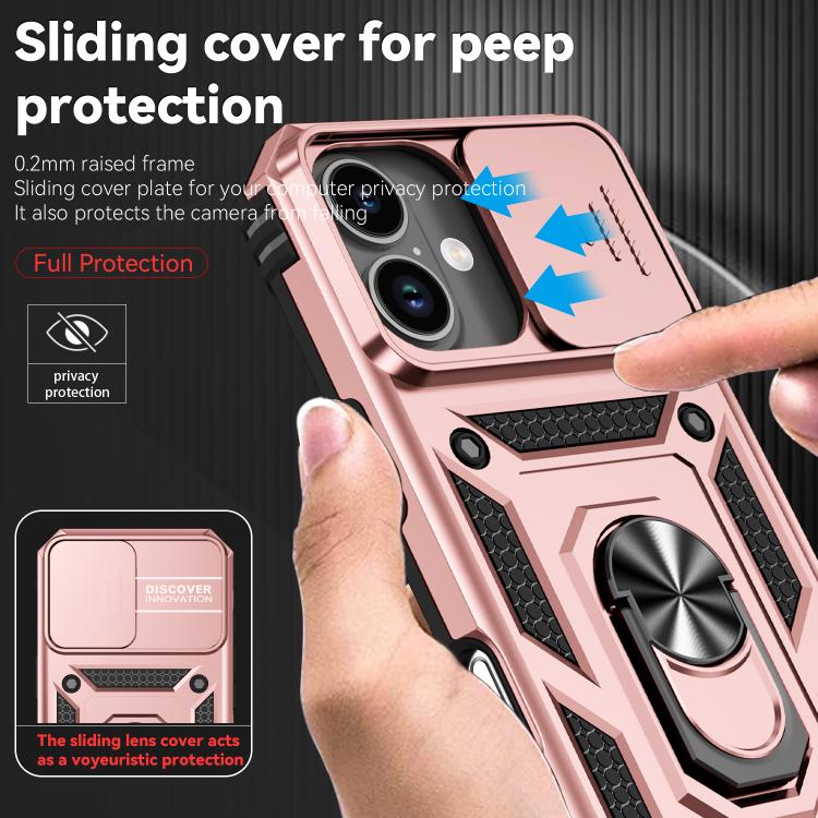 For iPhone 17 Sliding Camshield Holder Phone Case