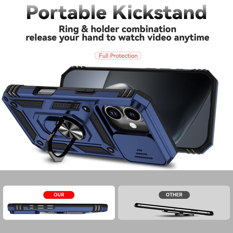 For iPhone 17 Sliding Camshield Holder Phone Case