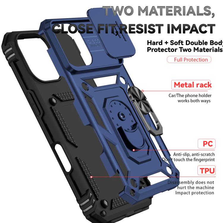 For iPhone 17 Sliding Camshield Holder Phone Case