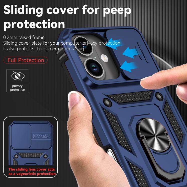 For iPhone 17 Sliding Camshield Holder Phone Case