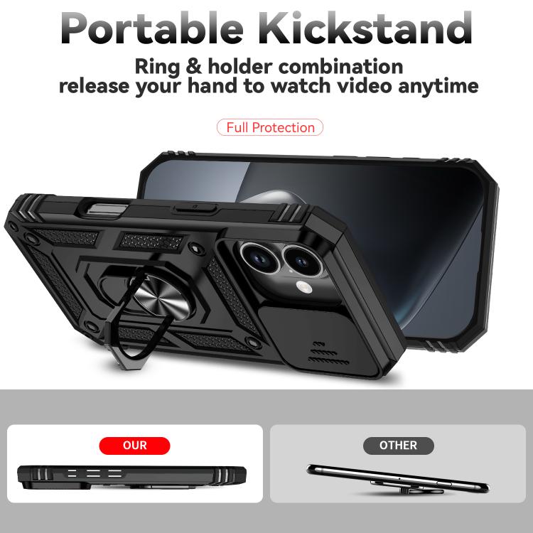 For iPhone 17 Sliding Camshield Holder Phone Case