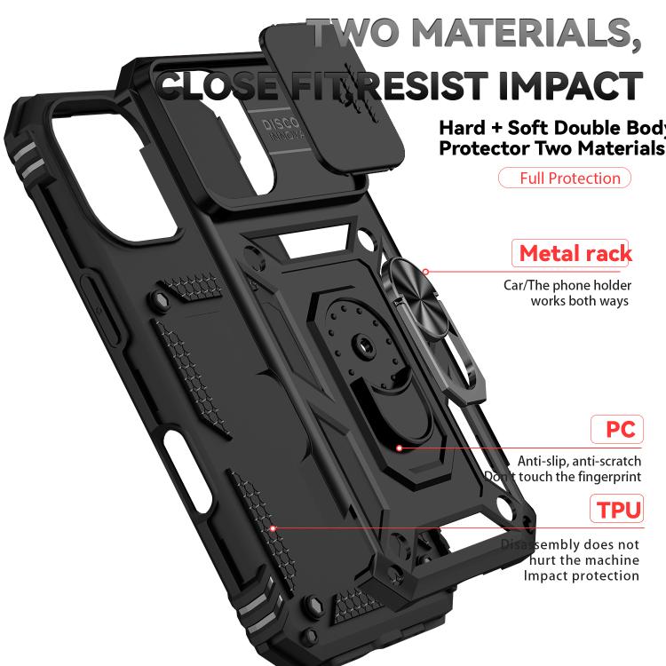 For iPhone 17 Sliding Camshield Holder Phone Case
