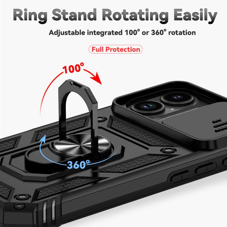 For iPhone 17 Sliding Camshield Holder Phone Case
