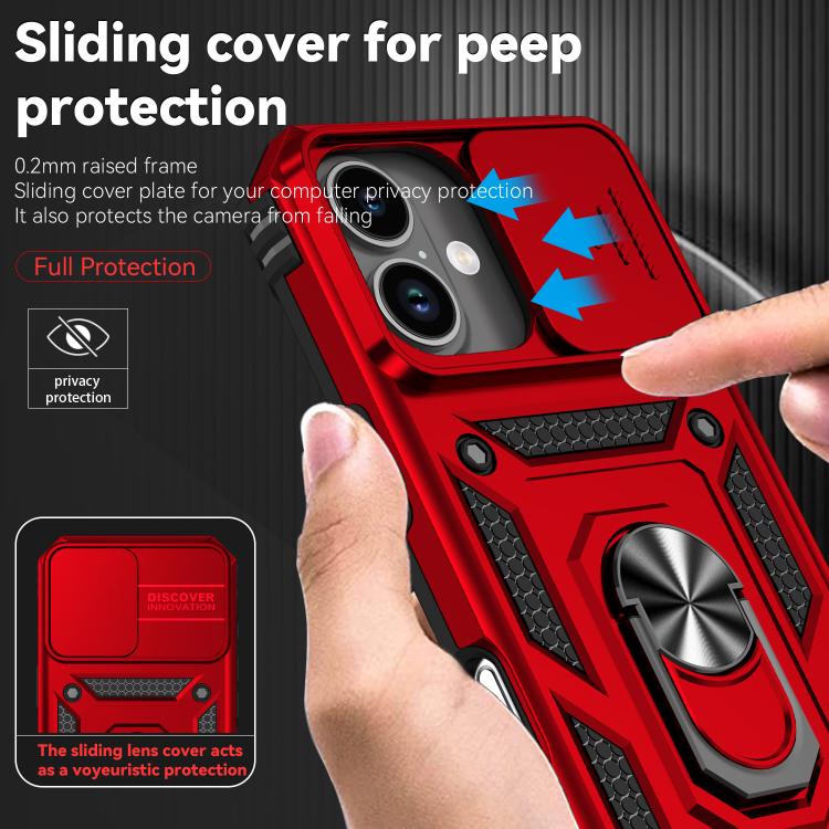 For iPhone 17 Sliding Camshield Holder Phone Case
