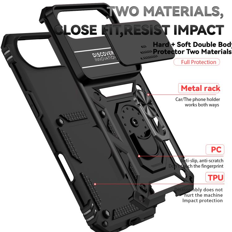 For iPhone Air Sliding Camshield Holder Phone Case