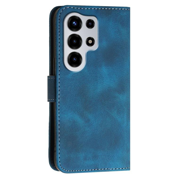 For Itel Super 26 Ultra Grid Butterfly Embossed Pattern Leather Phone Case with Lanyard