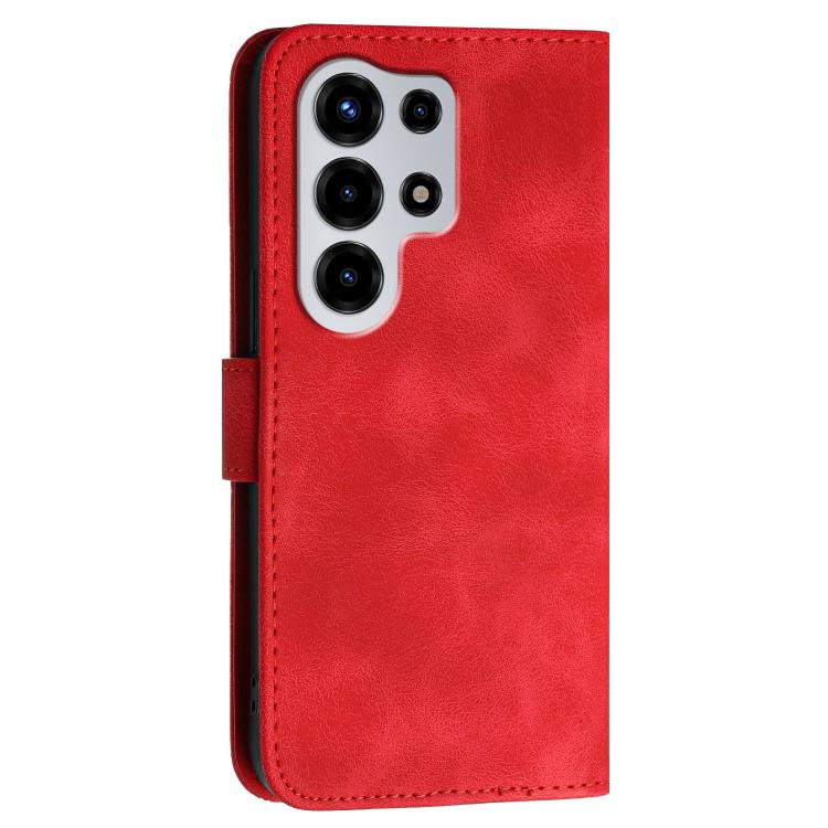 For Itel Super 26 Ultra Grid Butterfly Embossed Pattern Leather Phone Case with Lanyard