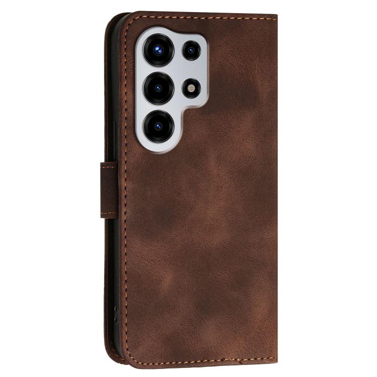 For Itel Super 26 Ultra Grid Butterfly Embossed Pattern Leather Phone Case with Lanyard