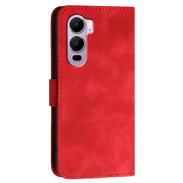 For Itel City 200 4G Grid Butterfly Embossed Pattern Leather Phone Case with Lanyard