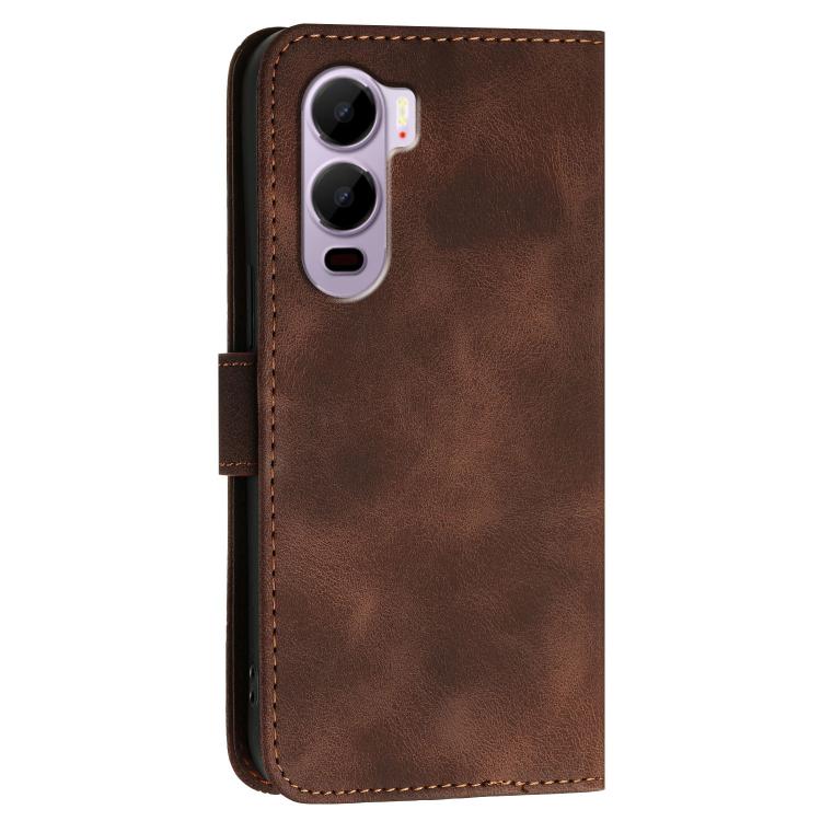 For Itel City 200 4G Grid Butterfly Embossed Pattern Leather Phone Case with Lanyard