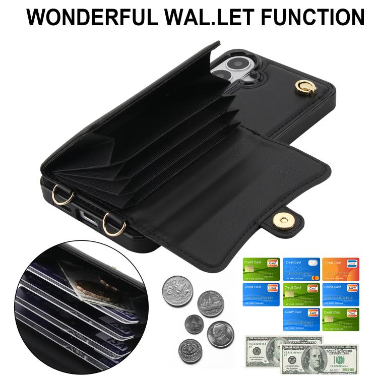 For Samsung Galaxy S26+ 5G RFID Card Slot Phone Case with Long Lanyard