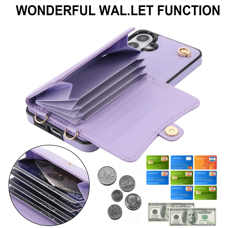 For Samsung Galaxy S26+ 5G RFID Card Slot Phone Case with Long Lanyard