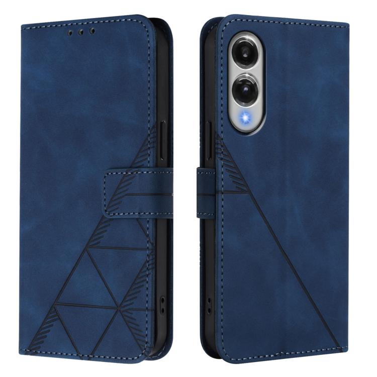 For Samsung Galaxy S25 Edge 5G Crossbody 3D Embossed Flip Leather Phone Case